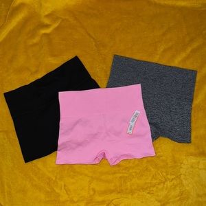 Women’s Seamless Ribbed Shorties Bundle - Only 1 still has tags.